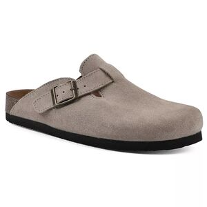 Cliffs by WHITE MOUNTAIN Taupe Suede Mules